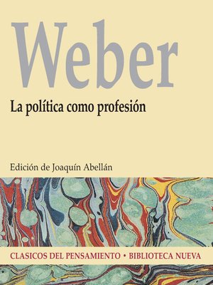 cover image of La política como profesión